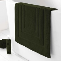 De Witte Lietaer Badmat Pacifique Khaki - 50 x 75 cm - Groen - Katoen