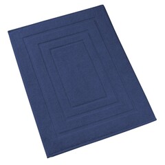 De Witte Lietaer Badmat Pacifique Blue Indigo - 50 x 75 cm - Blauw - Katoen