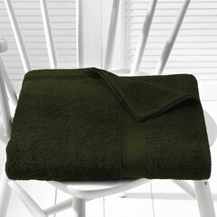 De Witte Lietaer Badlaken Helene Khaki - 100 x 150 cm - Groen - Katoen