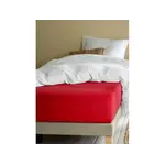 Moodit Hoeslaken Alina Uni Deep Red - Katoen Jersey