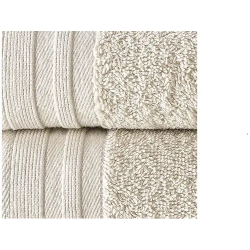 De Witte Lietaer Douchelaken Imagine Birch Beige - 70 x 140 cm - 2 stuks - Beige - Katoen