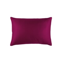 De Witte Lietaer Kussensloop Olivia Beet Red - Rood - Katoen Satijn