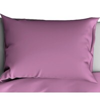 De Witte Lietaer Kussensloop Olivia Smoky Grape - Paars- Katoen Satijn