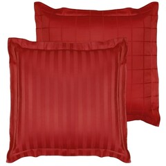 De Witte Lietaer Kussensloop Zygo Chili Pepper - 63 x 63 cm - Rood - Katoen Satijn