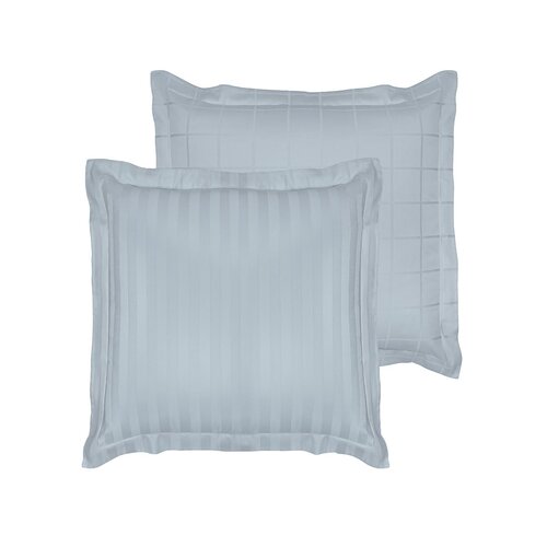 De Witte Lietaer Kussensloop Zygo Ice Blue - Blauw - Katoen Satijn