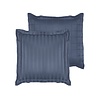 De Witte Lietaer Kussensloop Zygo Indigo - Blauw - Katoen Satijn