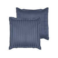 De Witte Lietaer Kussensloop Zygo Indigo - Blauw - Katoen Satijn