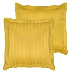 De Witte Lietaer Kussensloop Zygo Ochre  - 63 x 63 cm - Geel - Katoen Satijn