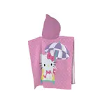 Hello Kitty Poncho Milkshake -  60 x 120 cm - Katoen