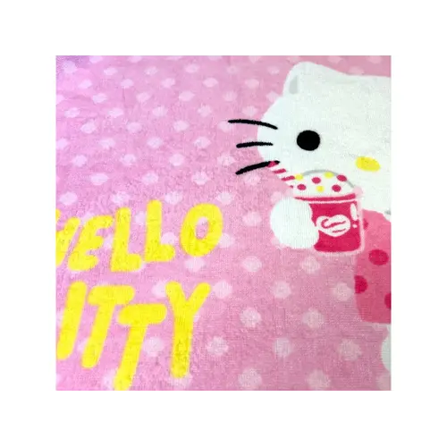 Hello Kitty Poncho Milkshake -  60 x 120 cm - Katoen