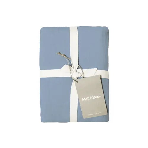 Matt & Rose Set Kussenslopen Blue Orage - (2x) 50 x 70 cm - 100% Linnen