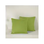De Witte Lietaer Set Kussenslopen Olivia Cactus - 2 stuks - 40 x 40 cm - Groen - Katoen Satijn