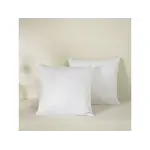 De Witte Lietaer Set Kussenslopen Olivia Off White - 2 stuks - 40 x 40 cm - Wit - Katoen Satijn