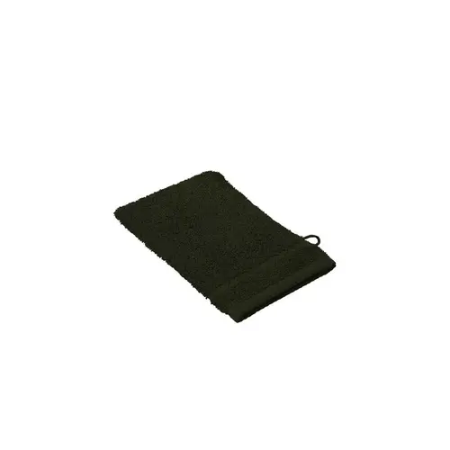 De Witte Lietaer Washandjes Stephanie Khaki- 15 x 21 cm - set 4 stuks - Groen - Katoen