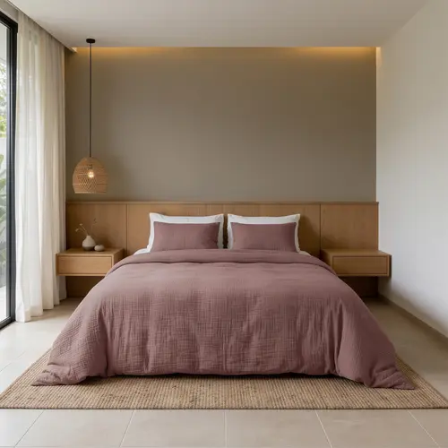 Dreamhouse Dekbedovertrek Mousseline Rustic Oud Roze