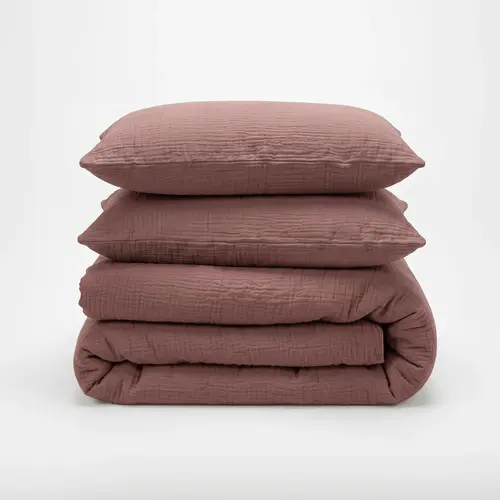 Dreamhouse Dekbedovertrek Mousseline Rustic Oud Roze