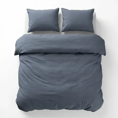 Dreamhouse Dekbedovertrek Mousseline Midnight Blauw