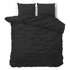 Dreamhouse SATIN DEEP CHECK DEKBEDOVERTREK