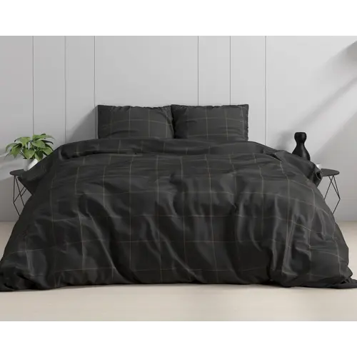 Dreamhouse SATIN DEEP CHECK DEKBEDOVERTREK