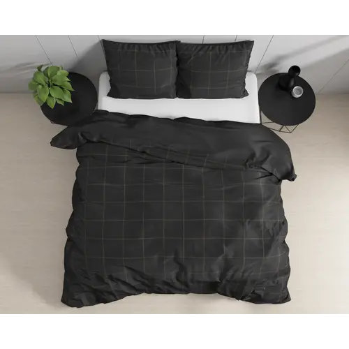 Dreamhouse SATIN DEEP CHECK DEKBEDOVERTREK