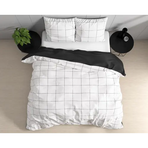 Dreamhouse SATIN DEEP CHECK DEKBEDOVERTREK