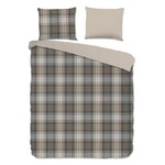 Good morning Dekbedovertrek Cambridge - Bruin - Flanel