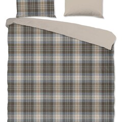 Good morning Dekbedovertrek Cambridge - Bruin - Flanel