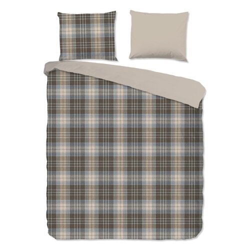 Good morning Dekbedovertrek Cambridge - Bruin - Flanel