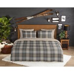Good morning Dekbedovertrek Cambridge - Bruin - Flanel
