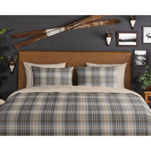 Good morning Dekbedovertrek Cambridge - Bruin - Flanel