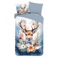 Good morning Kinderdekbedovertrek Cupid flanel