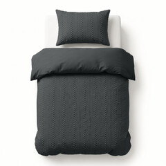Sleeptime Dekbedovertrek Curve 3D Antraciet
