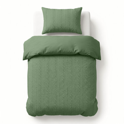 Sleeptime DekbedovertrekCurve 3D Groen