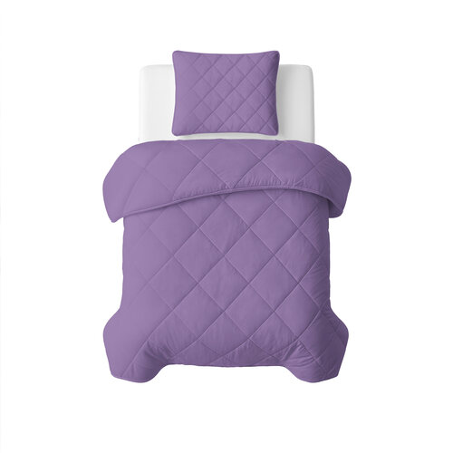 Sleeptime Lazy Dekbed Uni Lavendel Met Kussensloop/kussenslopen