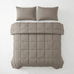 Primaviera DeLuxe Lazy Dekbed Percale Taupe Bruin