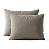 Primaviera DeLuxe Lazy Kussensloop Percale 2Pack Taupe Bruin 60 x 70