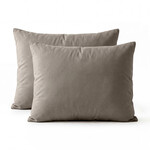 Primaviera DeLuxe Lazy Kussensloop Percale 2Pack Taupe Bruin 60 x 70