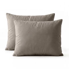 Primaviera DeLuxe Lazy Kussensloop Percale 2Pack Taupe Bruin 60 x 70