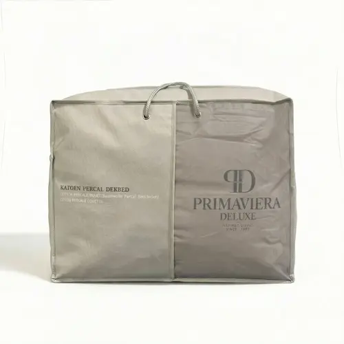 Primaviera DeLuxe Lazy Dekbed Percale Taupe Bruin