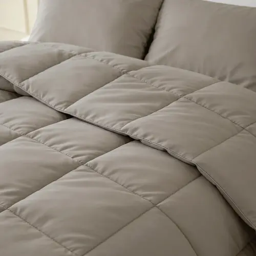 Primaviera DeLuxe Lazy Dekbed Percale Taupe Bruin
