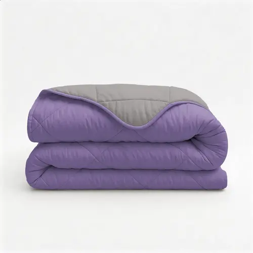 Sleeptime Lazy Dekbed Uni Lavendel - Taupe/Grijs Met Kussensloop/kussenslopen