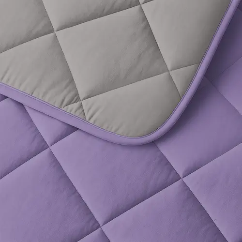 Sleeptime Lazy Dekbed Uni Lavendel - Taupe/Grijs Met Kussensloop/kussenslopen