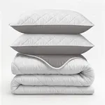 Sleeptime Lazy Dekbed Uni Beige/Grijs Met Kussensloop/kussenslopen