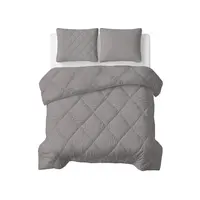 Sleeptime Lazy Dekbed Uni Grijs Met Kussensloop/kussenslopen