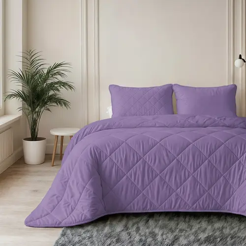 Sleeptime Lazy Dekbed Uni Lavendel Met Kussensloop/kussenslopen