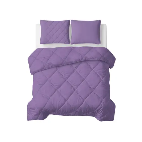 Sleeptime Lazy Dekbed Uni Lavendel Met Kussensloop/kussenslopen