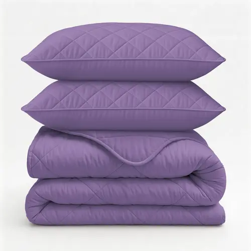 Sleeptime Lazy Dekbed Uni Lavendel Met Kussensloop/kussenslopen