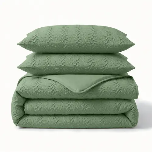 Sleeptime DekbedovertrekCurve 3D Groen