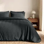 Sleeptime Dekbedovertrek Curve 3D Antraciet