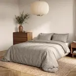 Sleeptime Dekbedovertrek Curve 3D Taupe/Grijs